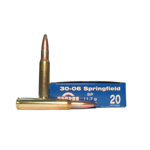 PPU 30-06 Sprg 180gr SP Centrefire Ammo - 20 Rounds