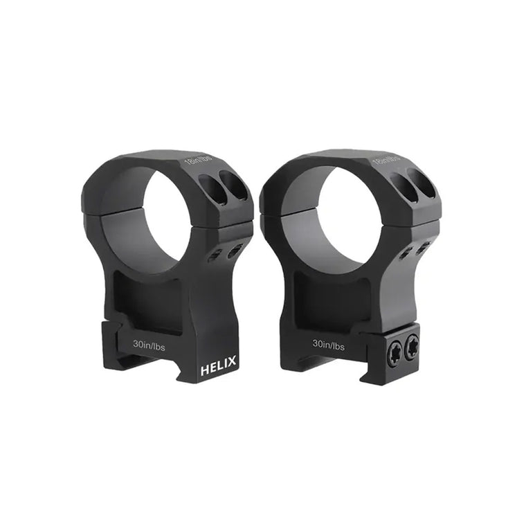 Helix Precision Match Aluminium Scope Rings - 30mm