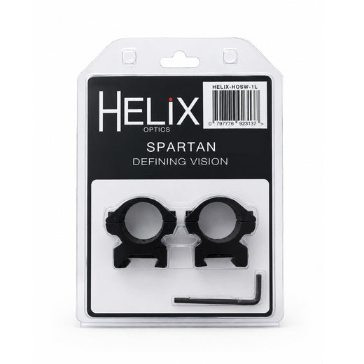 Helix Spartan Aluminium Dovetail 9-11mm Scope Rings - 30mm