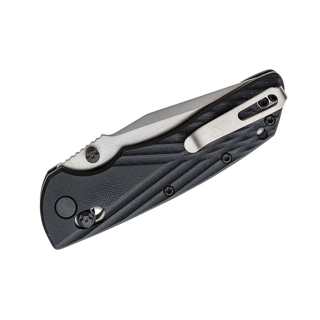 Hogue Deka Knife ABLE Lock Folder - Clip Point Blade Stone Tumbled - G10 Frame