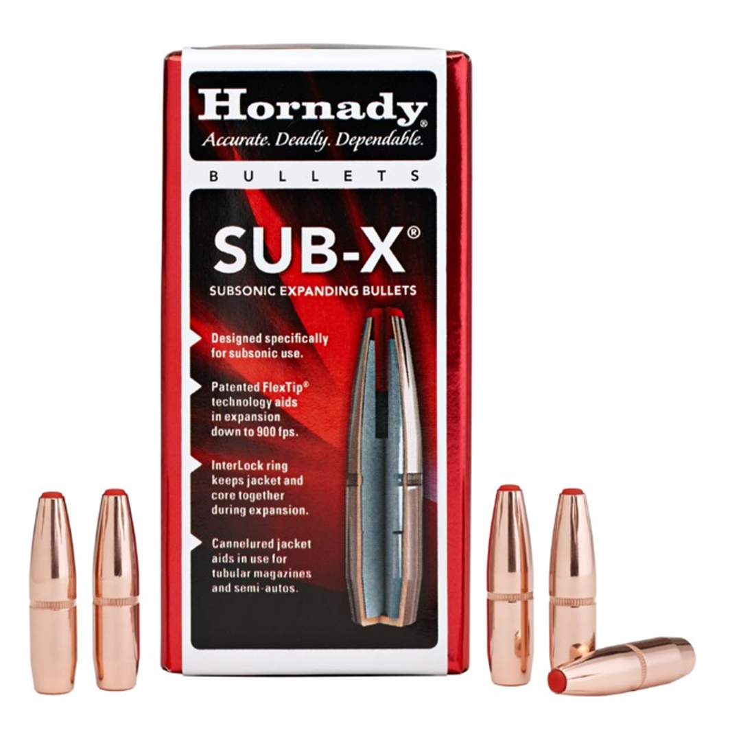 Hornady 30 CAL .308 190 GR SUB-X Projectile - 100pk