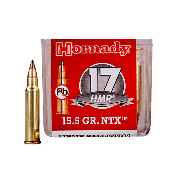 Hornady Varmint Express 17HMR 15.5GR 2525FPS NTX Rimfire Ammo - 50 Rounds