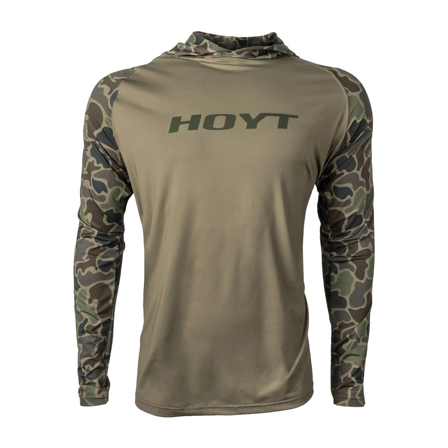Hoyt Green Duck Camo Performance Shirt