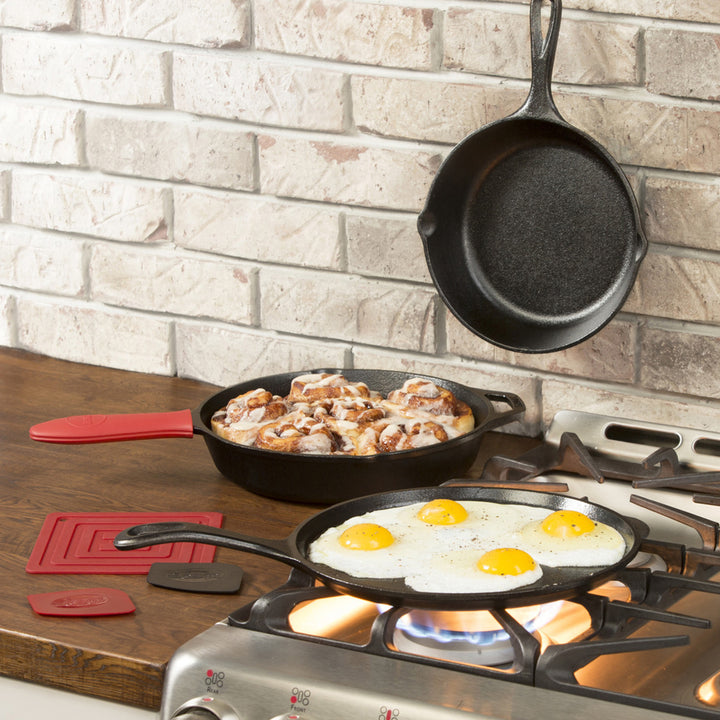 Lodge Essential 6pc Cast Iron Skillet Set