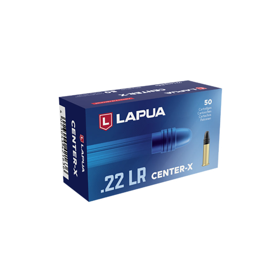Lapua 22LR Centre-X 40gr LRN Rimfire Ammo - 50 Rounds Calibre - .22 LR