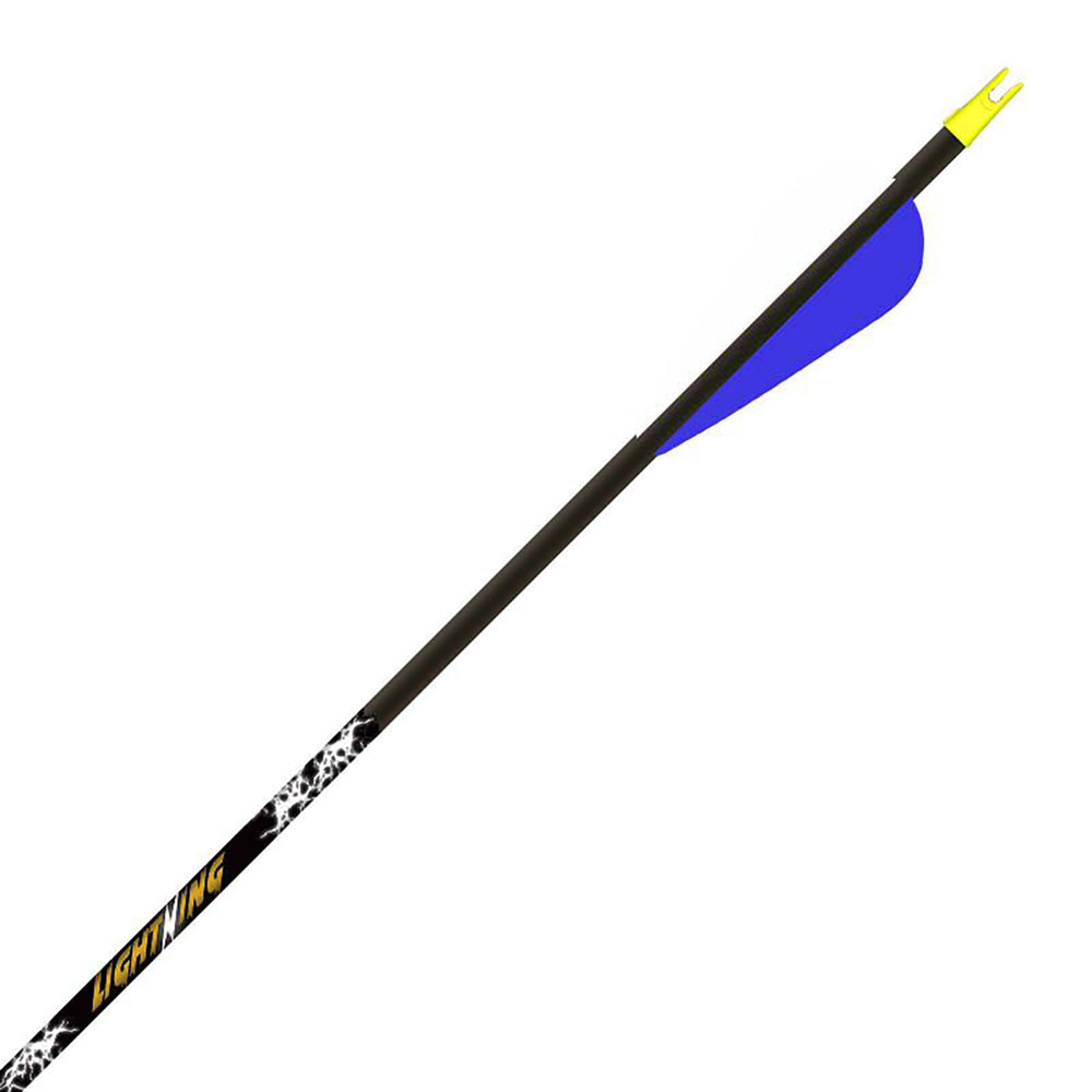 Gold Tip 28" Lightning Youth Fletched Arrows - 6pk