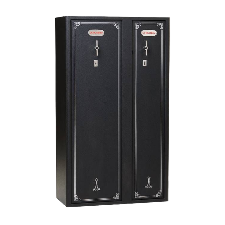 Lokaway LOKDDD Double Door High Security Pinned Digital 25 Gun Safe - 112Kg Cat A/B