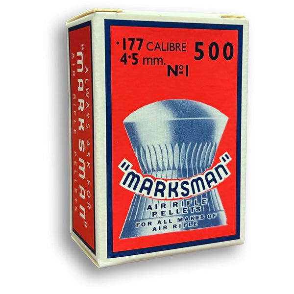 Marksman .177 Round Head Air Rifle Pellets - 500pk