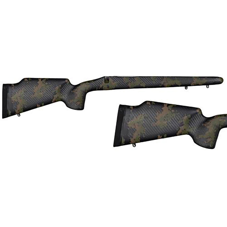 Mesa Precision Carbon Sporter Stock - Tikka T3x Brown Camo