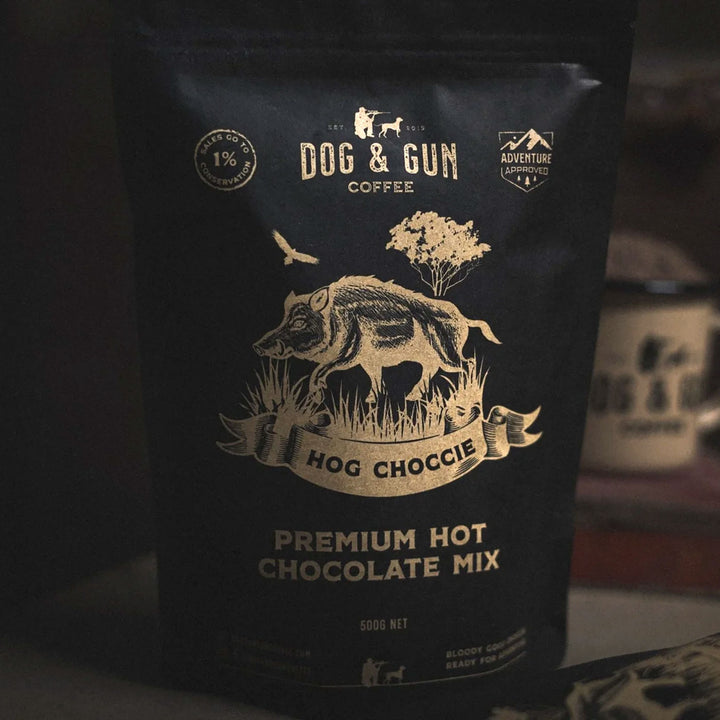 Dog & Gun Hog Choccie Hot Chocolate Mix - 500g