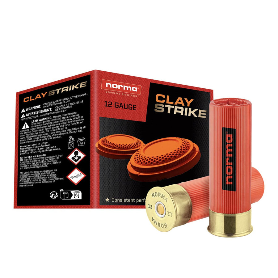 Norma Claystrike Shot Shell 1250fps 28gm 7.5 - 12 Gauge - 250 Rounds 12 GAUGE