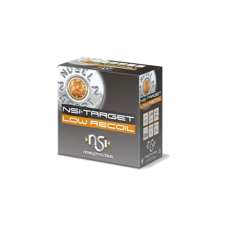 NSI Low Recoil Shot Shell Ammo - 12 Gauge - 28gm - 1200 fps - 7.5 - 25 Rounds