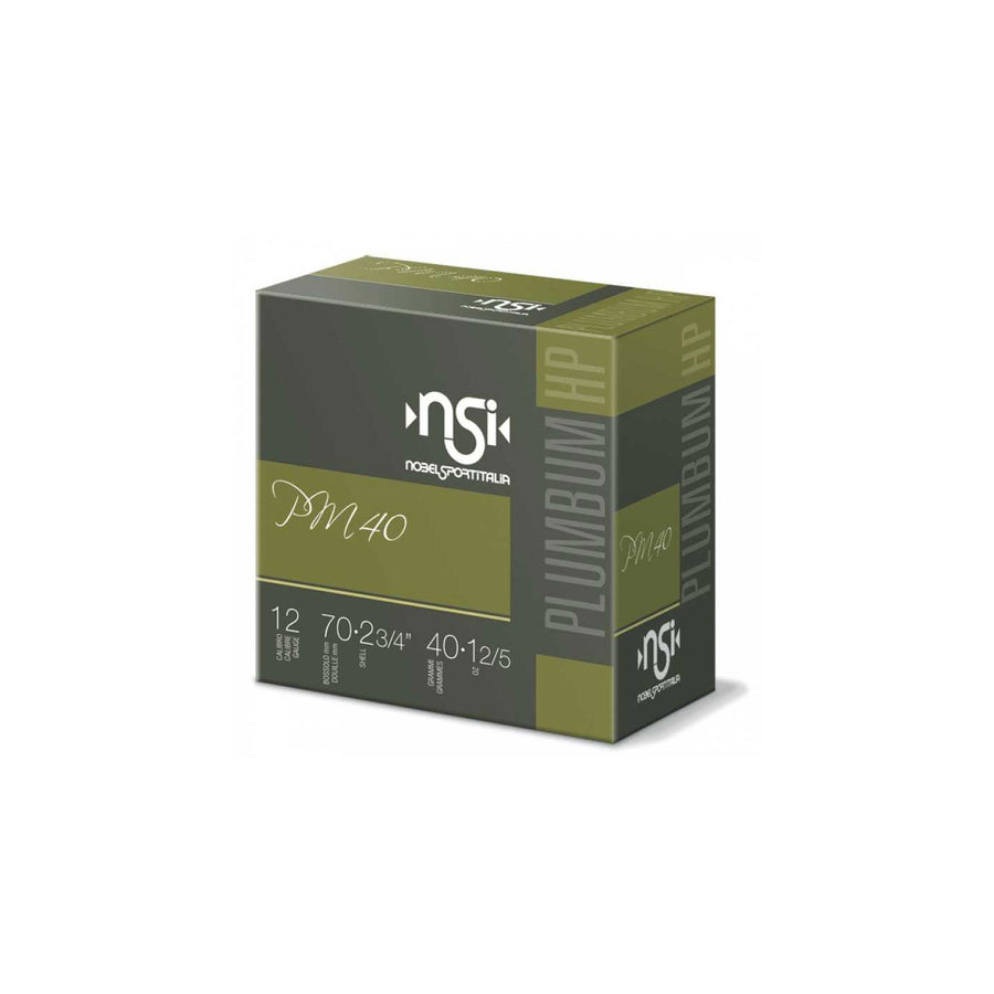 NSI PM40 Shotshell Ammo - 12 Gauge - 40gm - 1352 fps - 0 - 25 Rounds