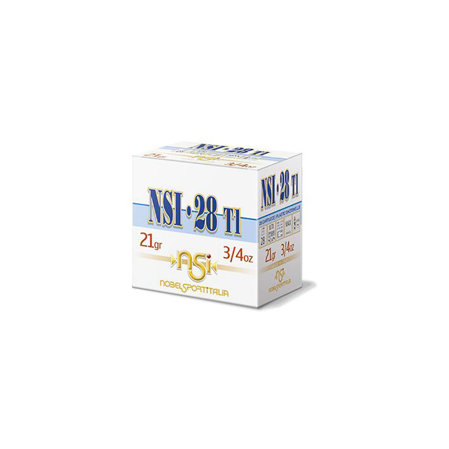 NSI Target 28 Gauge Shot Shell - 21gm - 1286fps - 7.5 - Slab 28 GAUGE