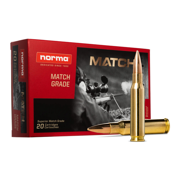 Norma Golden Target 308 WIN 168GR - Centrefire Ammo - 20 Rounds