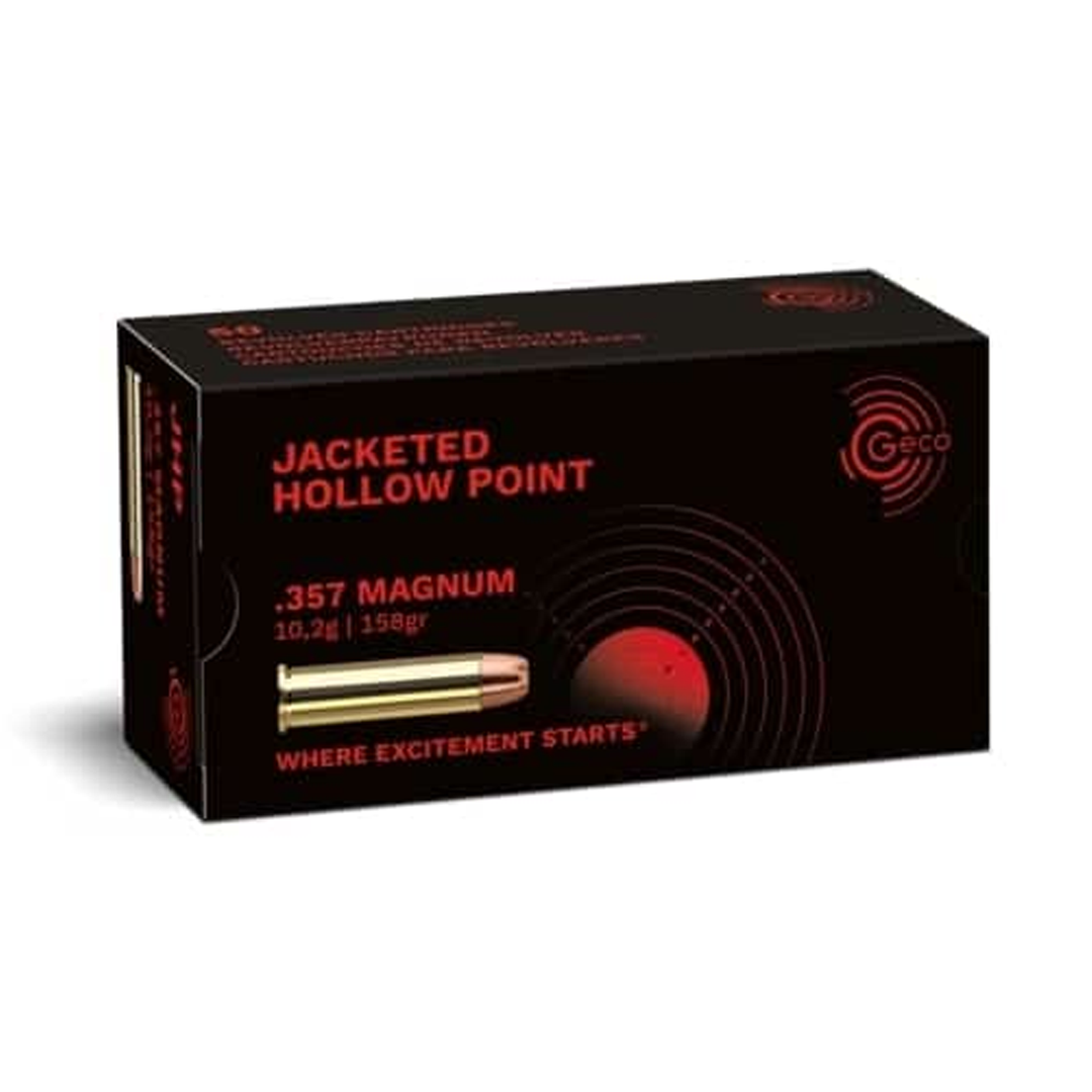Norma Range and Training 357 Mag 158gr JHP Centrefire Ammo - 50 Rounds