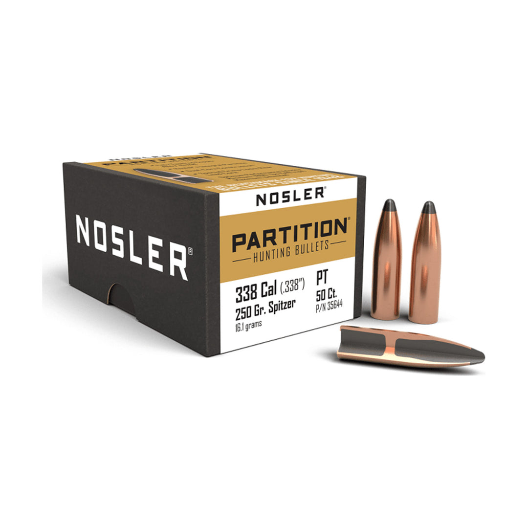 Nosler 338 250gr Partition Projectile - 50pk