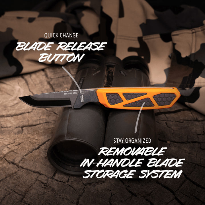 Outdoor Edge Razor 2.5inch APX Replaceable Blade Knife 2.5in / Grey