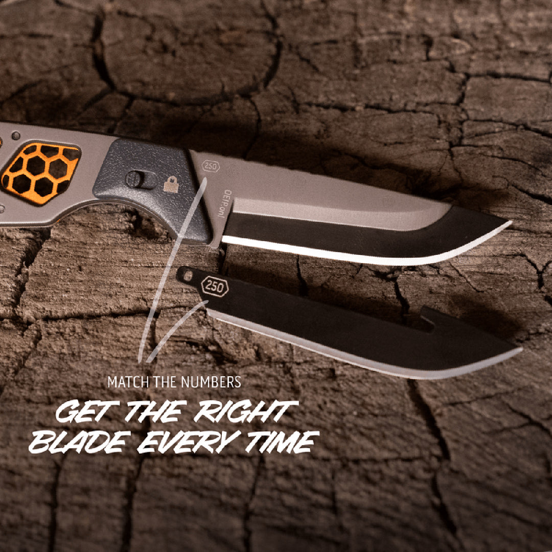 Outdoor Edge Razor 2.5inch APX Replaceable Blade Knife 2.5in / Grey