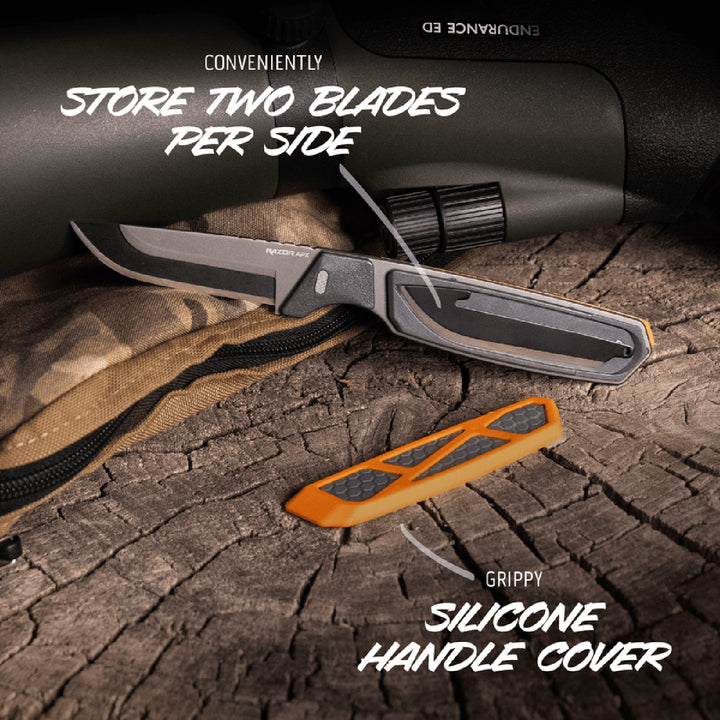 Outdoor Edge Razor 3inch APX Replaceable Blade Knife 3in / Grey