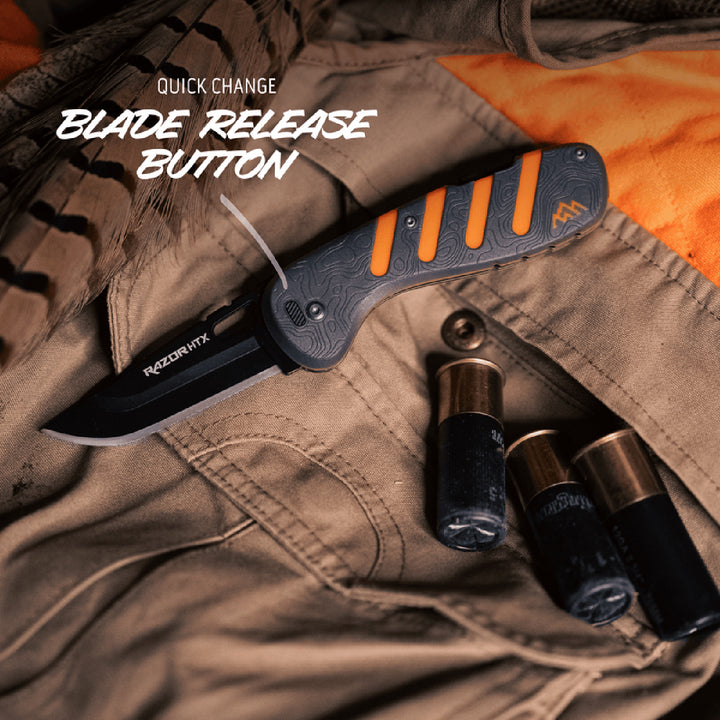 Outdoor Edge Razor 3in HTX Topo Folder Knife 3in / Grey