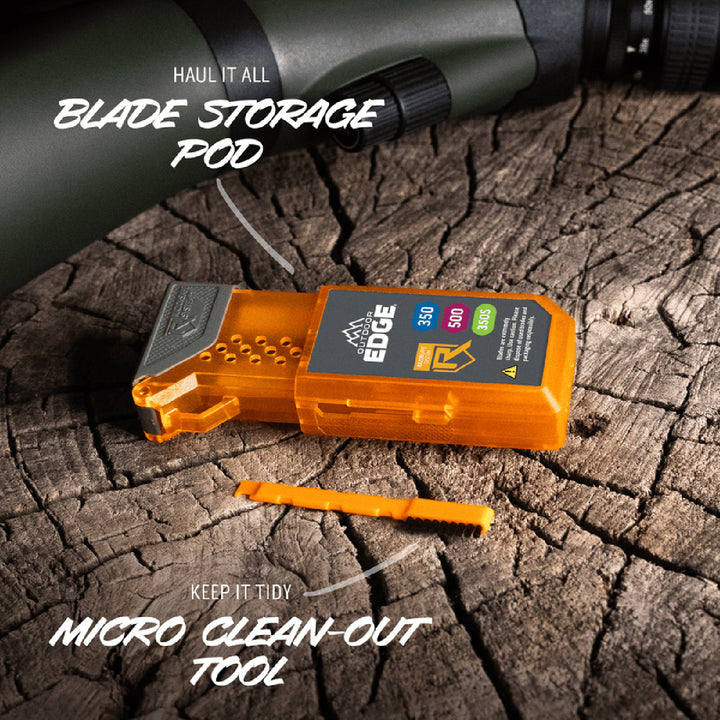 Outdoor Edge Razor 5in HTX Topo Folding Blade Knife Grey