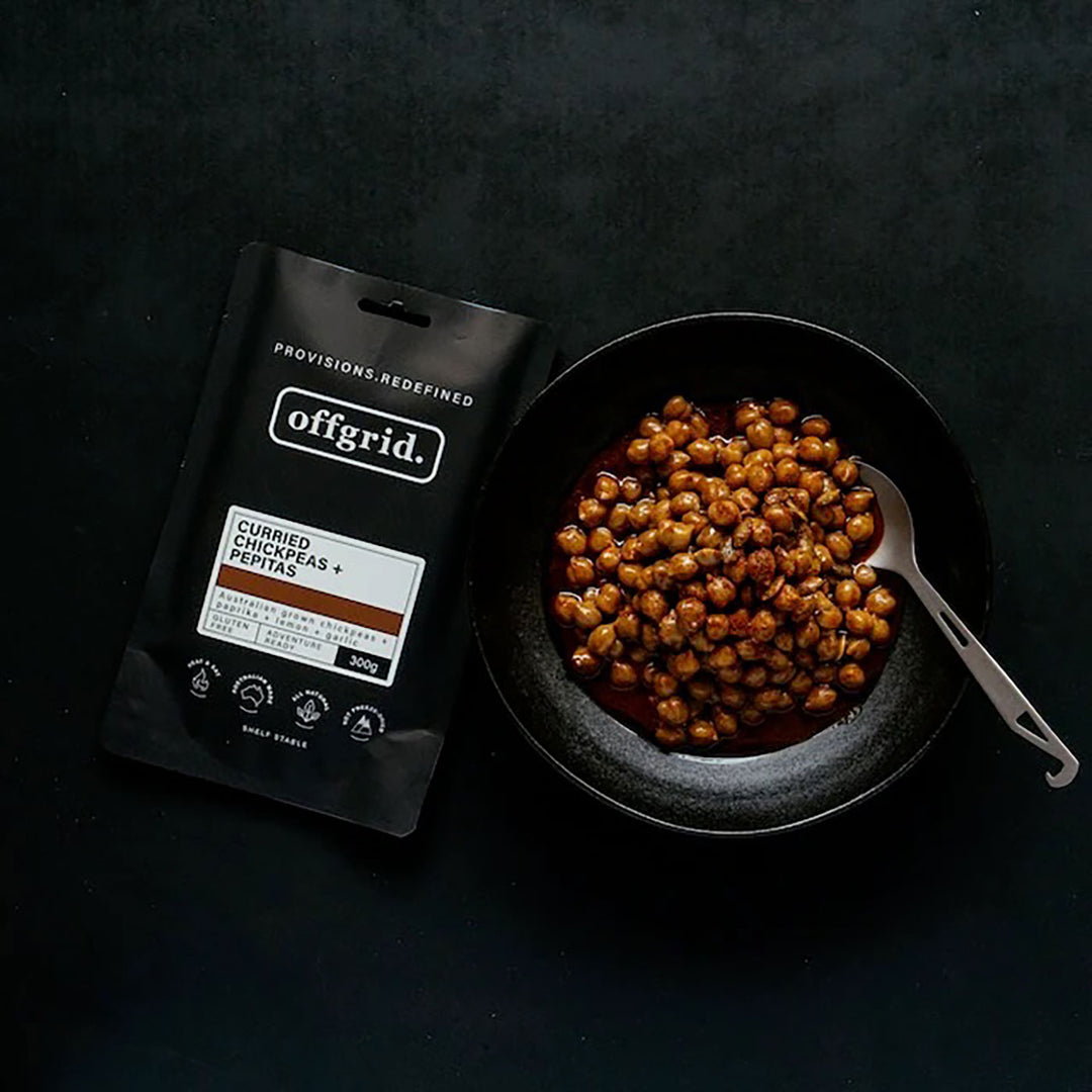 Offgrid Provisions Curried Chickpeas - Heat & Eat Meal
