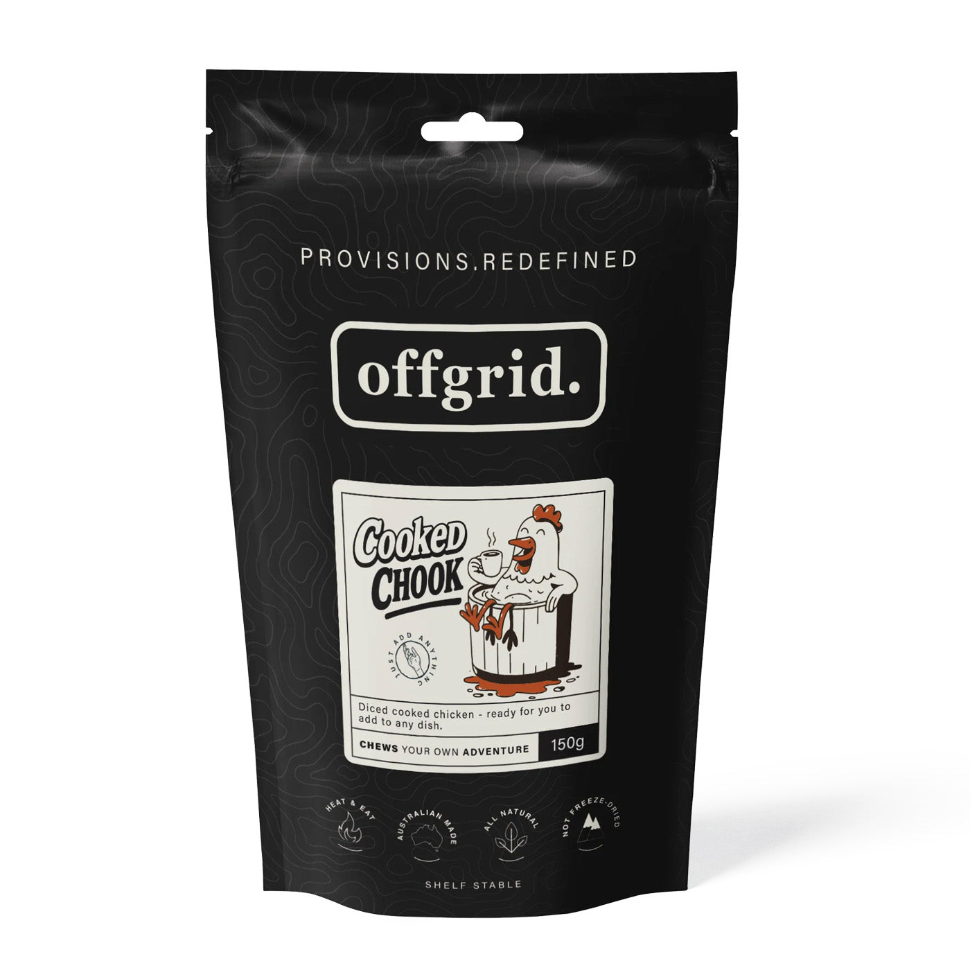 Offgrid Provisions Cooked Chook - Heat & Eat Meal – Venture Hunting