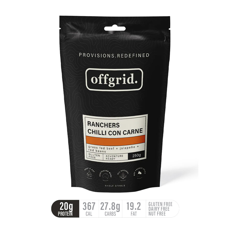 Offgrid Provisions Ranchers Chilli Con Carne - Heat & Eat Meal