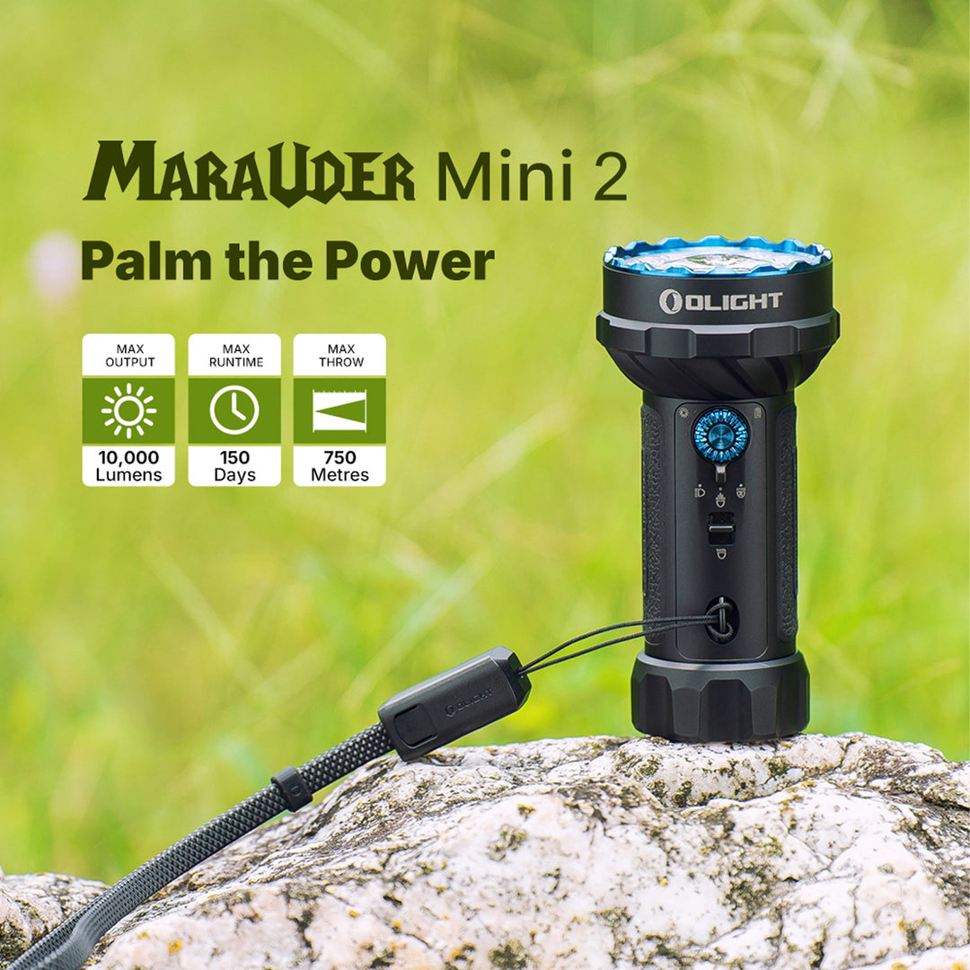 Olight Marauder Mini 2 10000 Lumens High Power Flood and Spot Torch