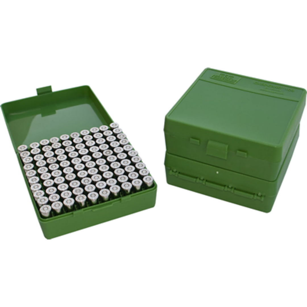 MTM 100 Round Hinged Top Ammo Box 38