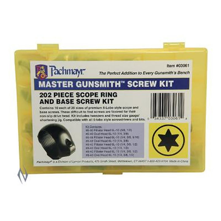 PACHMAYR 202pc Gunsmith Torx Head Screw Kit