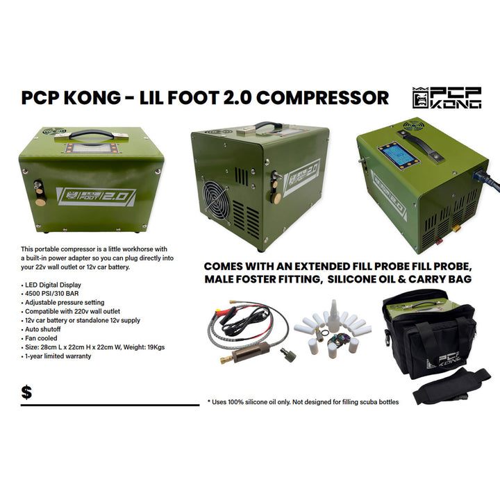 FX PCP Kong Lil Foot 2.0 Compressor