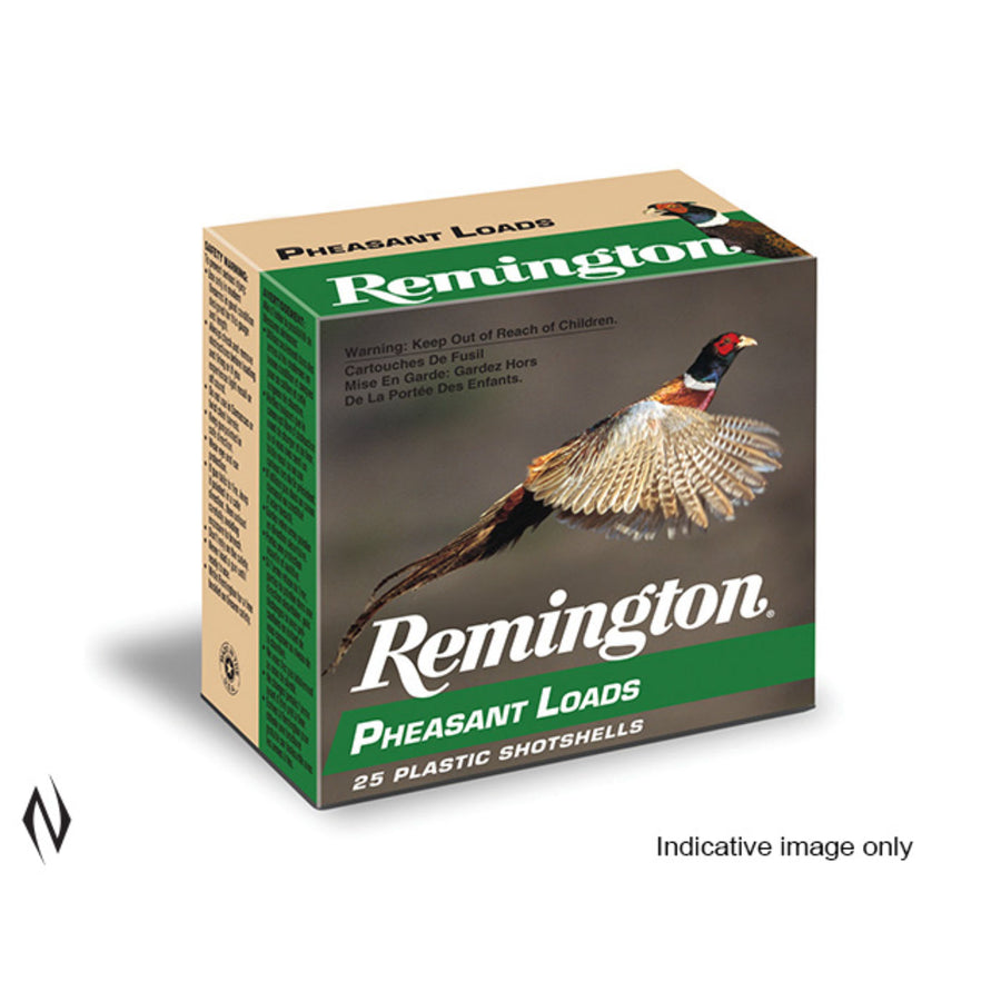 Remington Pheasant Shot Shell - 36 Gram Load - 1330 FPS - Size 4 - 12 Gauge - 25 Rounds 12 GAUGE