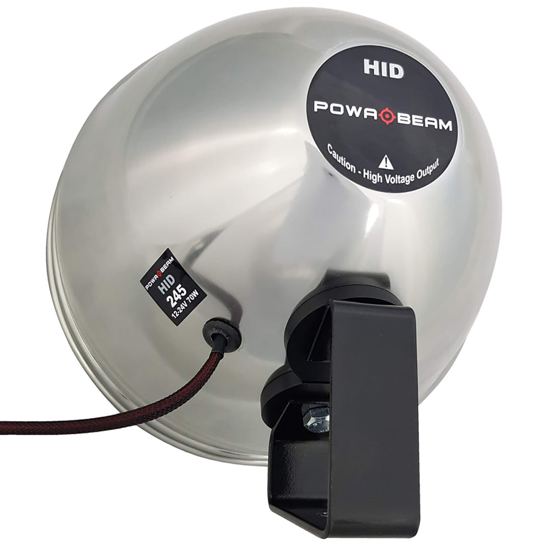 Powa Beam 245mm HID 70W Spotlight with Bracket 245mm