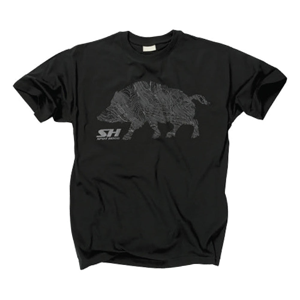 Spot Hogg Pig Map T-Shirt 2XL / Black