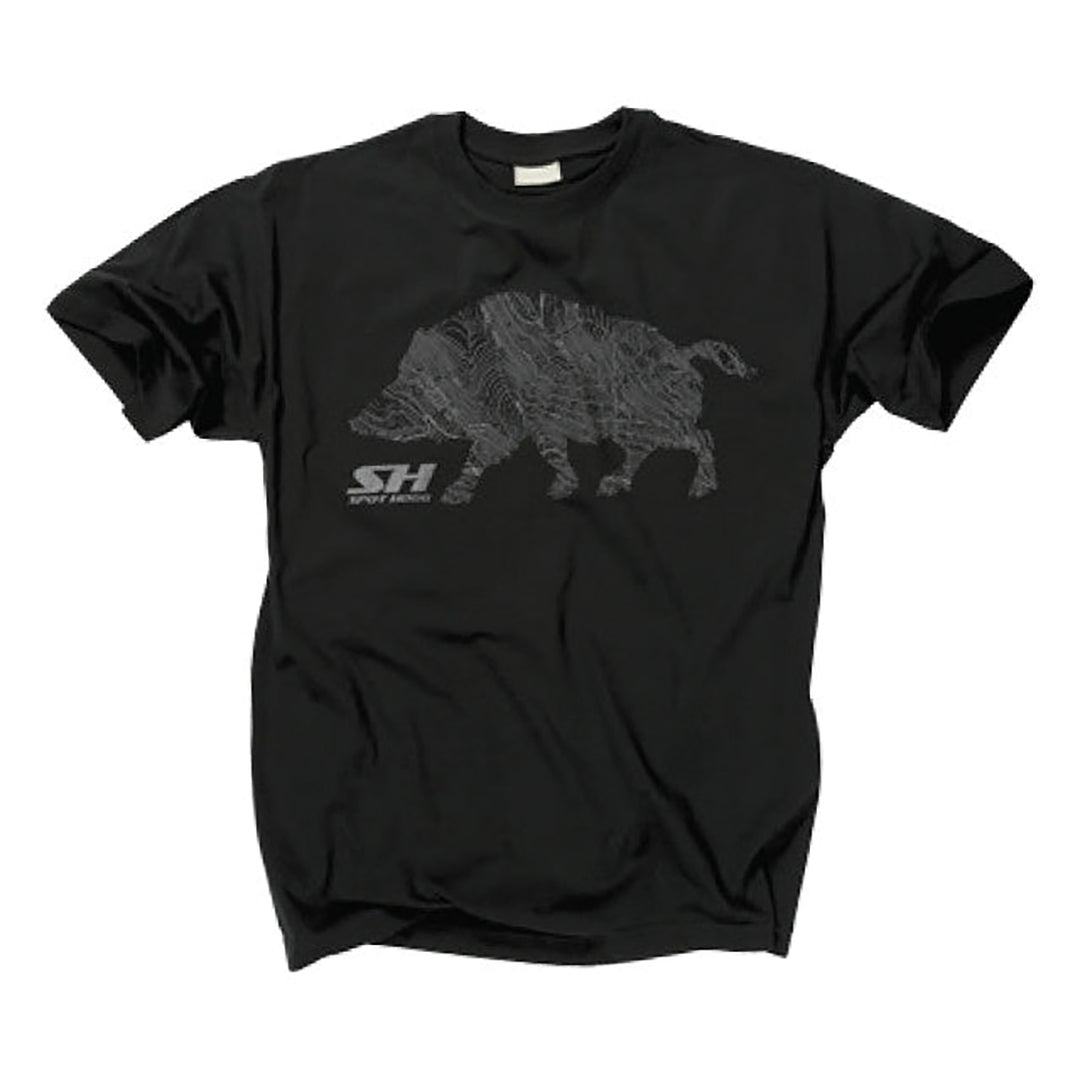 Spot Hogg Pig Map T-Shirt 2XL / Black