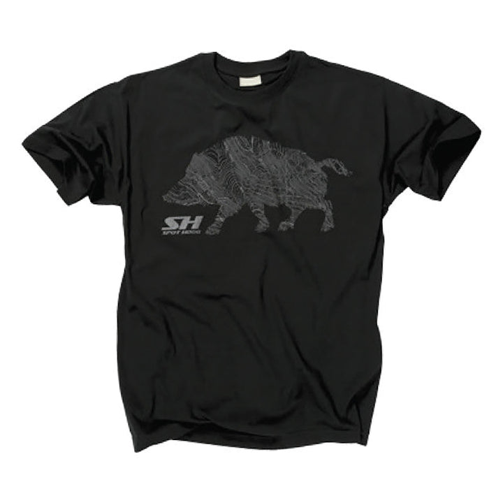 Spot Hogg Pig Map T-Shirt 2XL / Black