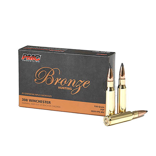 PMC Bronze Line 150 Grain .308 Centrefire Ammo - 20 Rounds
