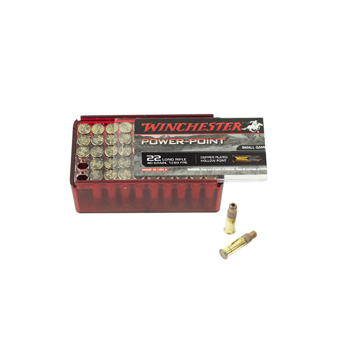 Winchester Power Point 22lr Rimfire Ammo - 50 Rounds .22 LR