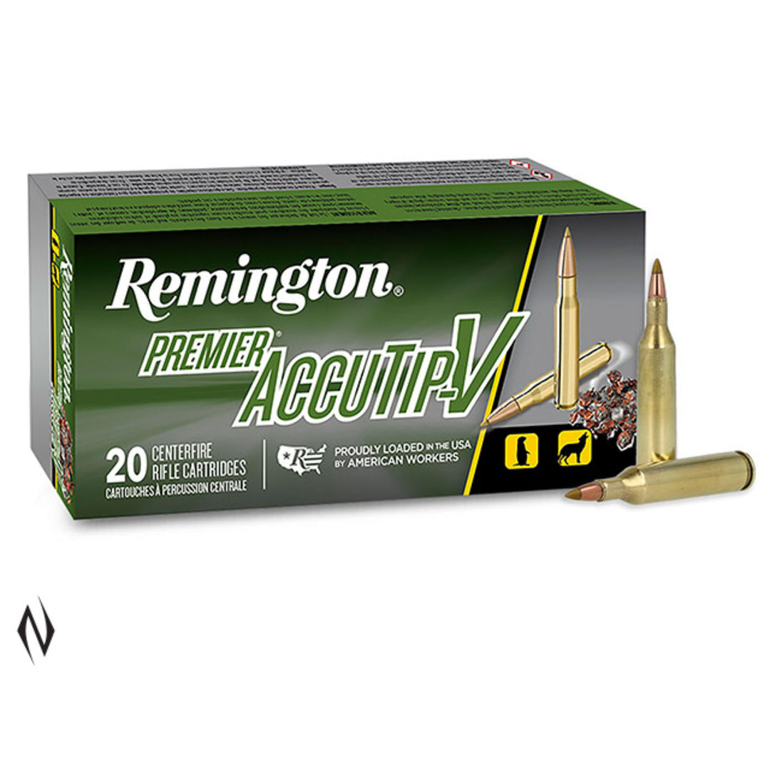 Remington Premier AccuTip 17 Rem 20 Grain - Varmint - Centrefire Ammo - 20 Rounds .17 REM