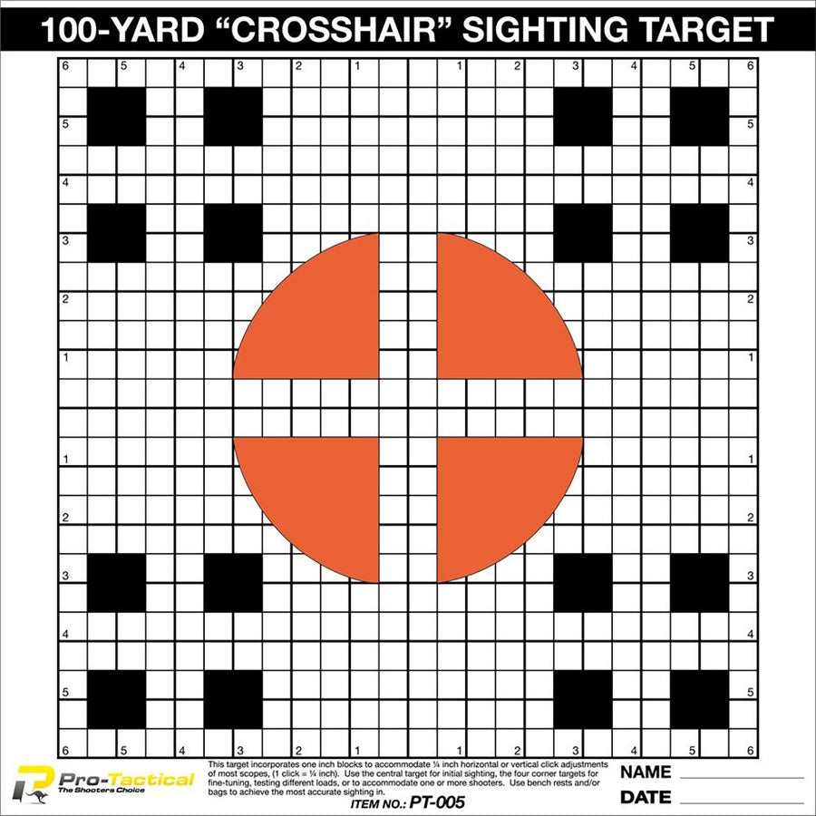 Pro-Tactical Crosshair Sighting in Target 20 pack
