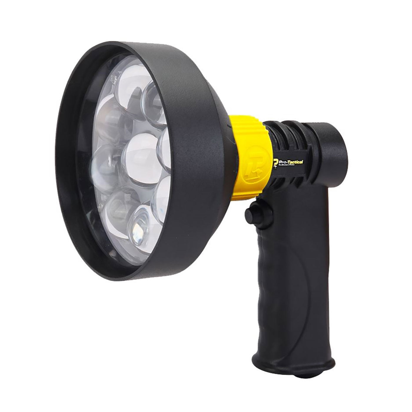 Pro-Tactical Hand Held Spotlight 120mm 27w LED Rechargeable – Venture ...