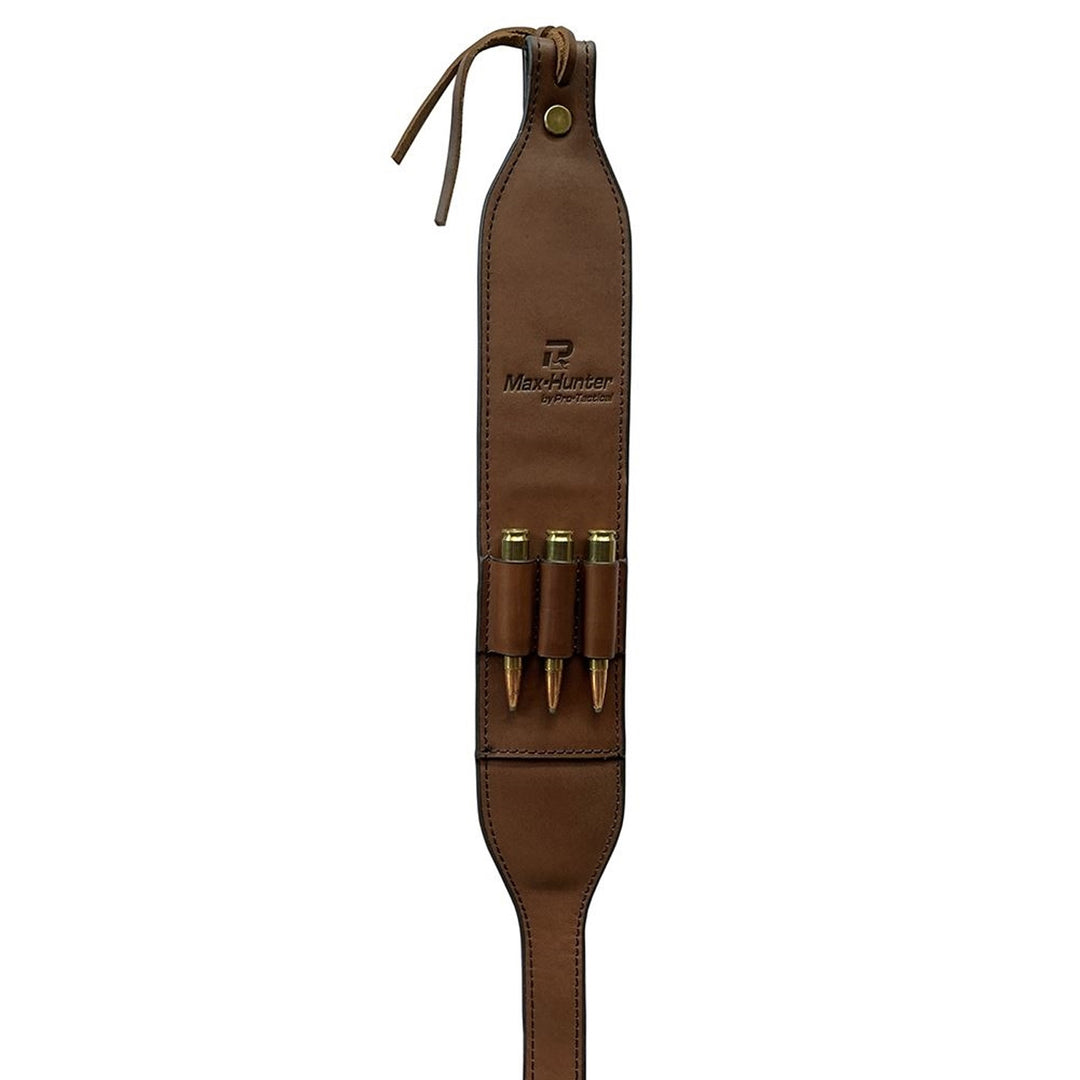 Pro-Tactical Big Game Trad. Leather Gun Sling Ammo Loops