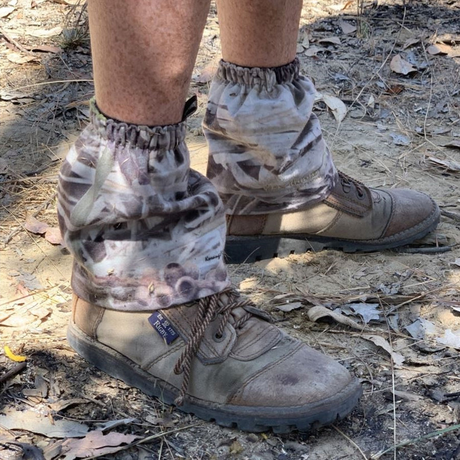 Pro-Tactical Camo Fleece Short Gaiters