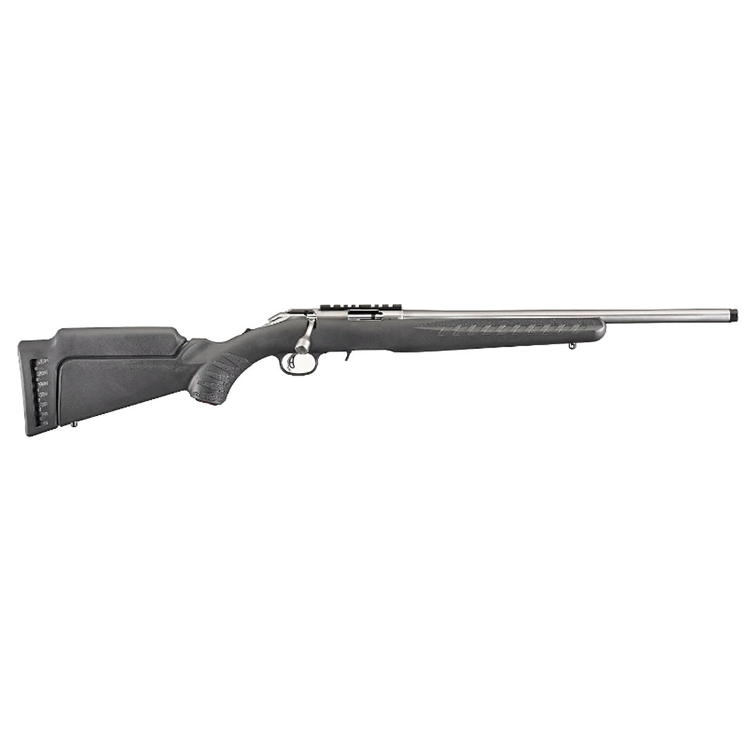 Ruger American Right Hand Bolt Action Rifle 22Wmr 18inch S/S 9Rd