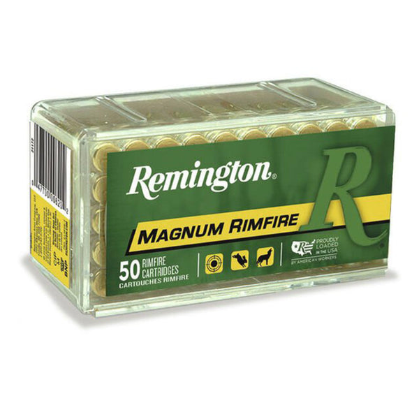 Remington PSP 17 HMR 20 Grain - Pointed Soft Point - Rimfire Ammo - 50 Rounds