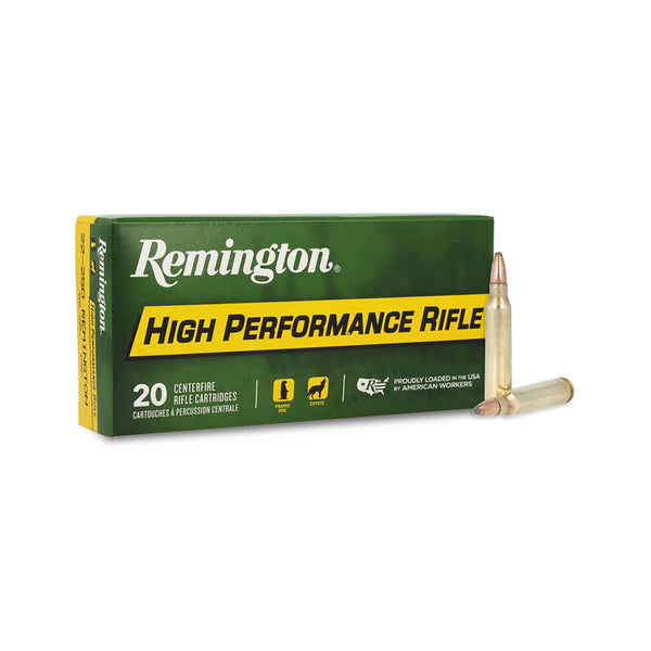 Remington .223 Rem 55 Grain PSP Ammo - 20 Rounds
