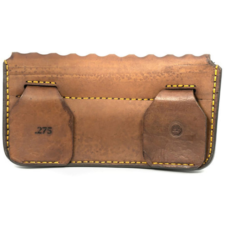 Rigby Open 10 Round Leather Bullet Pouch - Euro