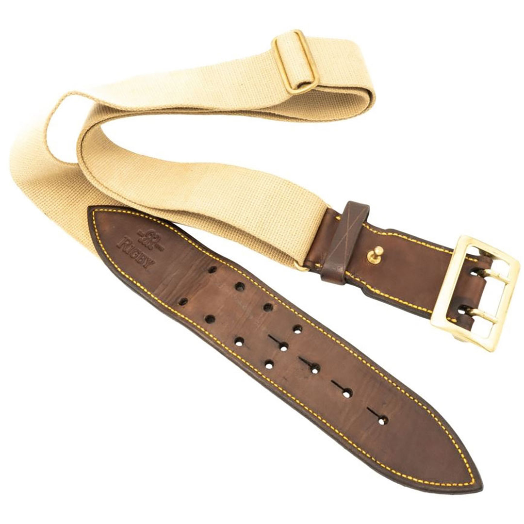 Rigby Canvas and Leather Hunting Safari Belt - Medium 26-42